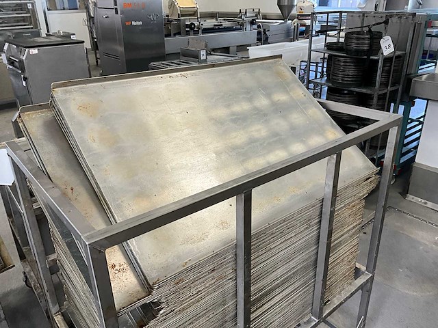 Platenwagen + aluminium platen - afbeelding 2 van  3