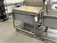 Platenwagen + aluminium platen - afbeelding 1 van  3