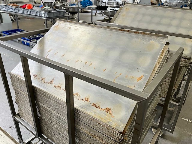 Platenwagen + aluminium platen - afbeelding 3 van  3