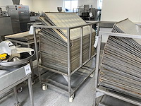 Platenwagen + aluminium platen - afbeelding 1 van  3