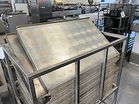 Platenwagen + aluminium platen - afbeelding 2 van  3