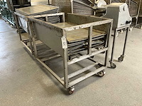 Platenwagen + aluminium platen - afbeelding 1 van  3