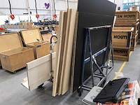 Platenwagen met divers plaatmaterialen (2x) - afbeelding 1 van  4