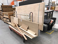 Platenwagen met divers plaatmaterialen (2x) - afbeelding 2 van  4