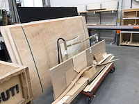 Platenwagen met divers plaatmaterialen (2x) - afbeelding 3 van  4