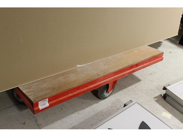 Platenwagen met lengte 150 cm. - afbeelding 1 van  2