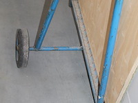 Platenwagen met twee massieve wielen. let op! exclusief inhoud. - afbeelding 3 van  4