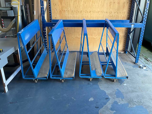 Platenwagens (4x) - afbeelding 1 van  2