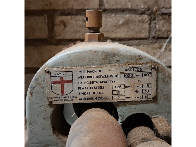 Platenwals jorg, 4501/55 - afbeelding 6 van  6