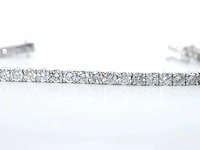 Platina armband briljant 9.25 ct - afbeelding 4 van  7