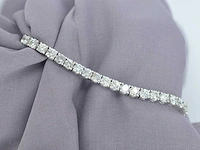 Platina armband briljant 9.25 ct - afbeelding 5 van  7
