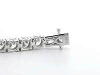 Platina armband briljant 9.25 ct - afbeelding 6 van  7