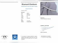Platina armband briljant 9.25 ct - afbeelding 7 van  7
