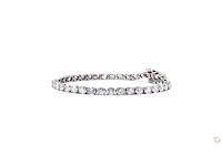 Platina armband met 6,94 crt. diamant - afbeelding 7 van  7