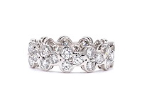 Platina eeuwigheidsring met 3,75 ct. diamant