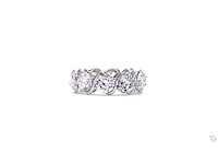 Platina eeuwigheidsring met 5,03 ct. diamant - afbeelding 6 van  6