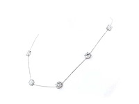 Platina halsketting met 10,34 ct. diamant