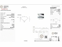 Platina herenring met 5,41 ct. diamant - afbeelding 2 van  7