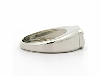 Platina herenring met 5,41 ct. diamant - afbeelding 7 van  7