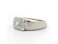 Platina herenring met 5,41 ct. diamant - afbeelding 4 van  7