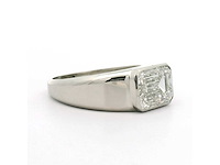 Platina herenring met 5,41 ct. diamant - afbeelding 6 van  7