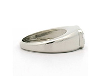 Platina herenring met 5,41 ct. diamant - afbeelding 7 van  7