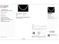 Platina ketting met 12,06 crt. diamant - afbeelding 5 van  11