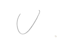 Platina ketting met 15,02 crt. diamant - afbeelding 5 van  5