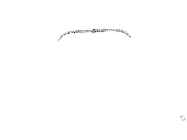 Platina ketting met 15,02 crt. diamant - afbeelding 2 van  4