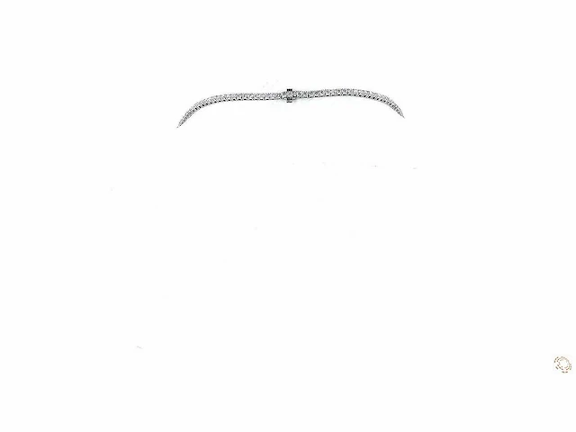 Platina ketting met 15,02 crt. diamant - afbeelding 2 van  5