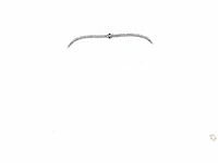 Platina ketting met 15,02 crt. diamant - afbeelding 2 van  5