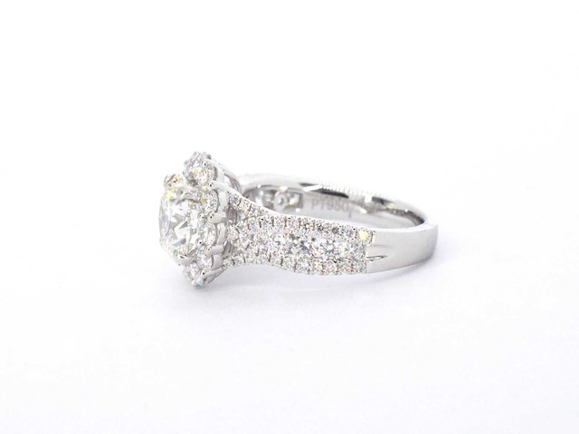 Platina ring briljant 2.00 ct - afbeelding 7 van  8