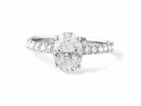 Platina ring met 1,86 ct. diamant