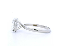 Platina ring met 3,02 crt. diamant - afbeelding 6 van  8