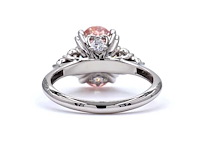 Platina ring met 3,06 ct. diamant - afbeelding 6 van  6