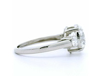 Platina ring met 3,47 crt. diamant - afbeelding 6 van  7