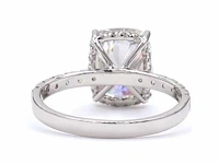 Platina ring met 3,58 ct. diamant - afbeelding 5 van  9