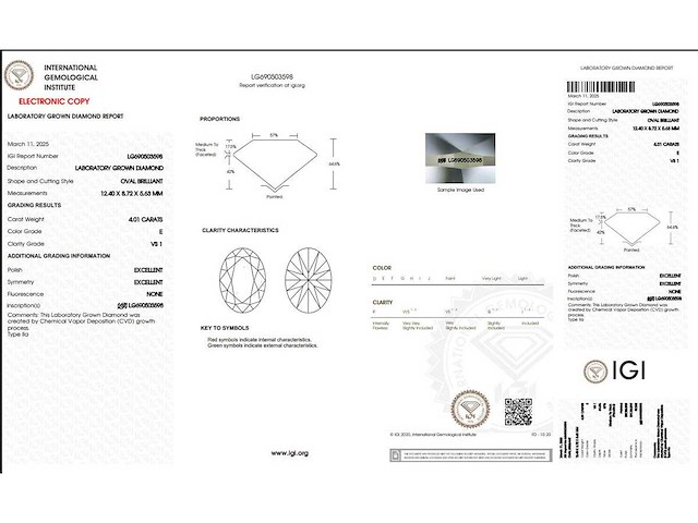 Platina ring met 4,50 ct. diamant - afbeelding 1 van  4