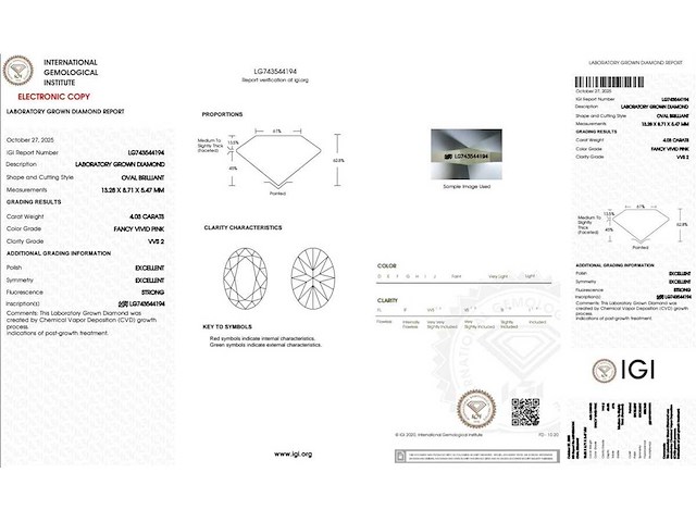 Platina ring met 4,63 crt. diamant - afbeelding 2 van  6