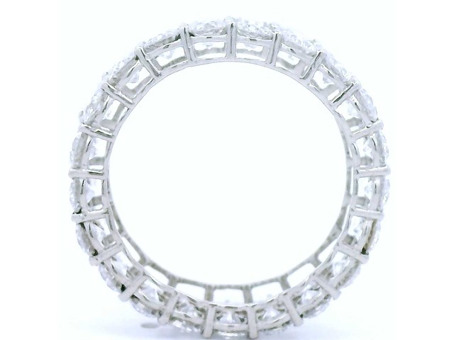 Platina ring met 5,00 crt. diamant - afbeelding 3 van  4