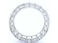Platina ring met 5,00 crt. diamant - afbeelding 3 van  4