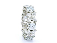 Platina ring met 5,03 crt. diamant - afbeelding 5 van  8