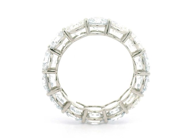 Platina ring met 5,10 crt. diamant - afbeelding 5 van  8