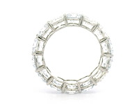 Platina ring met 5,10 crt. diamant - afbeelding 6 van  8