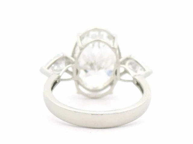 Platina ring met 5,80 crt. diamant - afbeelding 6 van  11