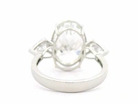 Platina ring met 5,80 crt. diamant - afbeelding 6 van  11