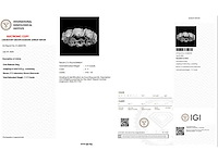 Platina ring met 7,17 crt. diamant - afbeelding 2 van  6