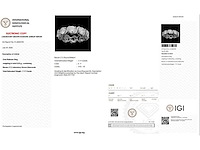 Platina ring met 7,17 crt. diamant - afbeelding 2 van  6