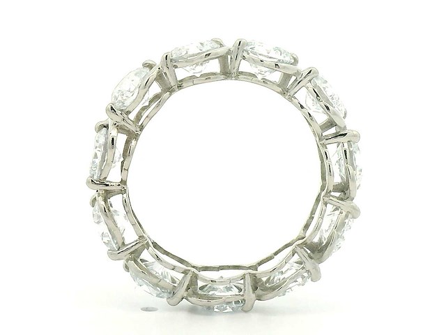 Platina ring met 7,52 crt. diamant - afbeelding 1 van  6