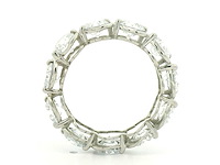 Platina ring met 7,52 crt. diamant